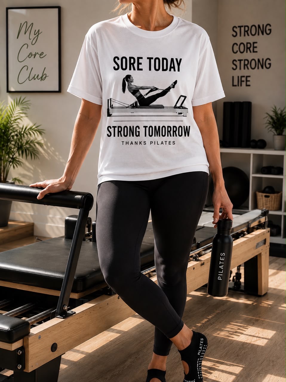 DESIGN 06 — Sore Today, Strong Tomorrow in White